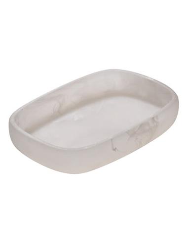 Σαπουνοθήκη marble εκρού polyresin...