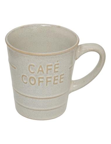 Κούπα "COFFEE" εκρού 20cl/10,5x7,8x8,2cm