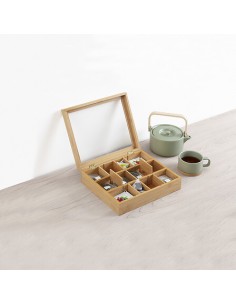 Θήκη τσαγιού bamboo 23x28x7cm 2