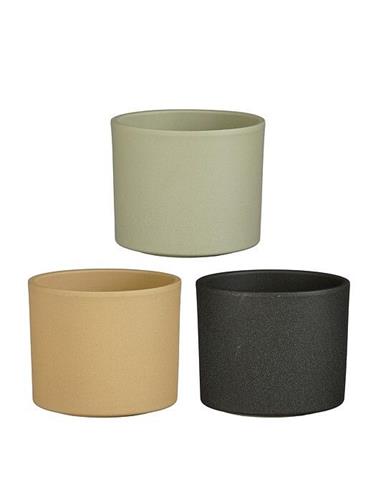 Κασπώ κεραμικό 3χρώματα Φ14Η13,5 cm