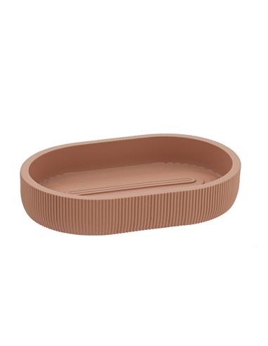 Σαπουνοθήκη κεραμυδί polyresin 13x9cm