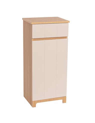 Ντουλάπι με συρτάρι mdf εκρού 38x30x83cm
