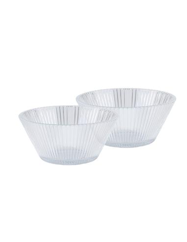 Μπωλ γυάλινο διάφανο s/2 300ml/12x5,5cm