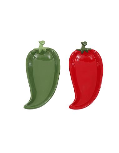 Πιατέλα "CHILLI" 2χρώματα 28x12,8cm