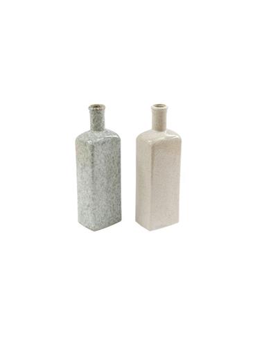 Βάζο πορσελάνη 2χρώματα 9.5X7X30cm