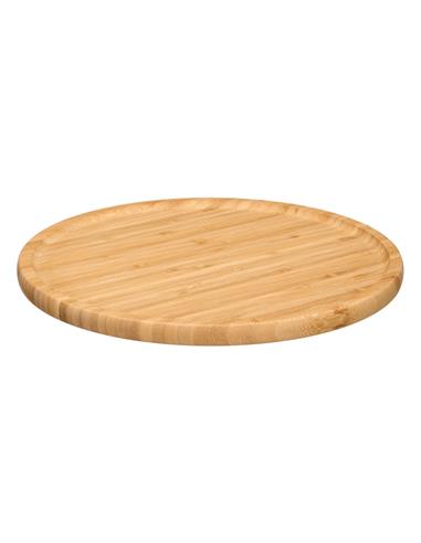 Πιάτο στρογγυλό bamboo φυσικό Φ30cm