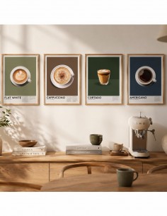 Κάδρο "COFFEE" 4σχέδια 30x40cm 2