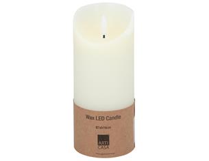 Κερί led cream 7x16cm