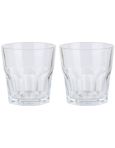 Ποτήρι γυάλινο 250ml/set 2pcs