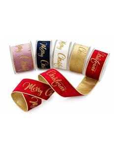 VELVET RIBBON WITH GOLD...