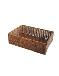Καλάθι τεχνητό rattan καφε...