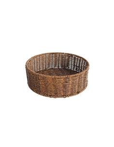 Καλάθι τεχνητό rattan καφε...