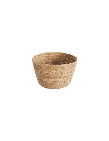 Καλάθι ψάθινο φυσικό Φ27Η16,5cm