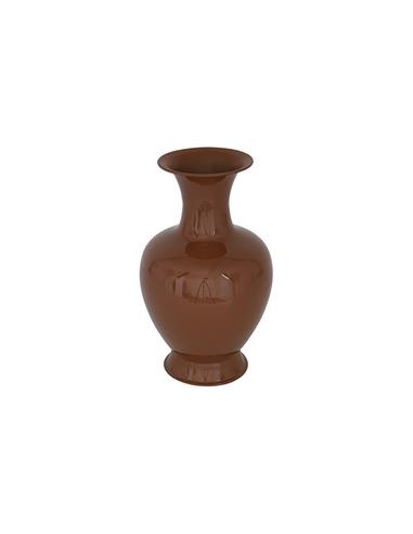 Βάζο / αμφορέας μεταλ.καφέ 21x34